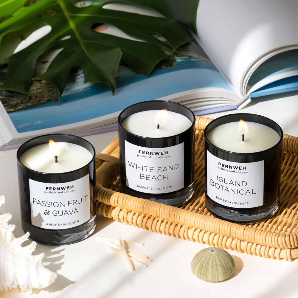 Passion Fruit & Guava Scented Soy Candle